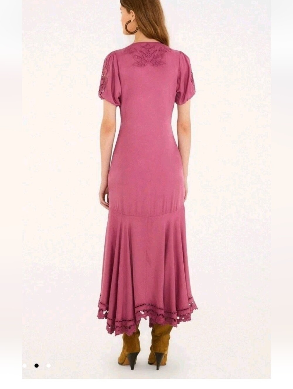 Farm Rio Pink Richelieu Maxidress - Picture 3 of 7